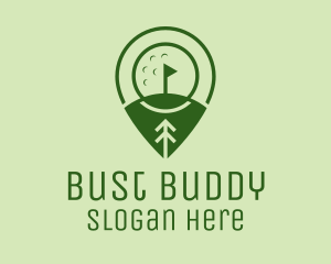 Golf Course Location  logo design