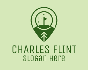 Golf Course Location  logo design