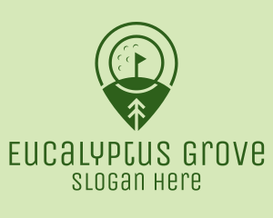 Golf Course Location  logo design