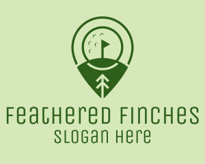 Golf Course Location  logo design