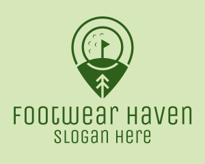 Golf Course Location  logo design