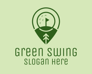 Golf - Golf Course Location logo design