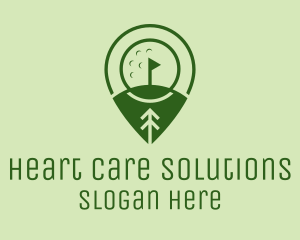 Golf Course Location  logo design