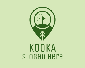 Golf Course Location  logo design