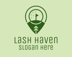 Golf Course Location  logo design