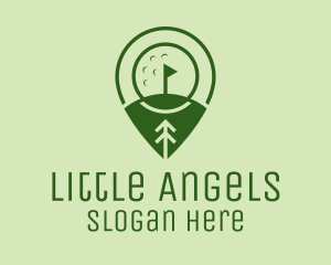 Golf Course Location  logo design