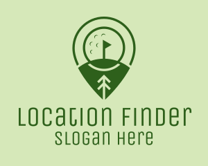 Golf Course Location  logo design