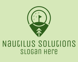 Golf Course Location  logo design