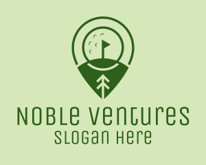 Golf Course Location  logo design