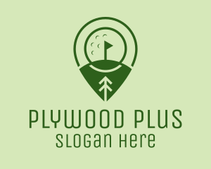 Golf Course Location  logo design