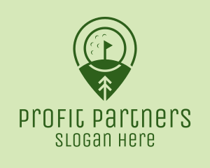 Golf Course Location  logo design