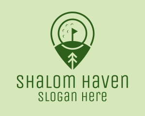 Golf Course Location  logo design