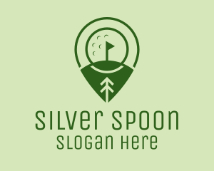 Golf Course Location  logo design