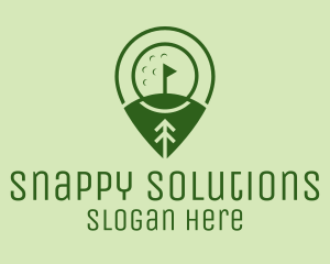 Golf Course Location  logo design