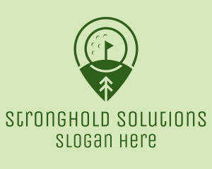 Golf Course Location  logo design