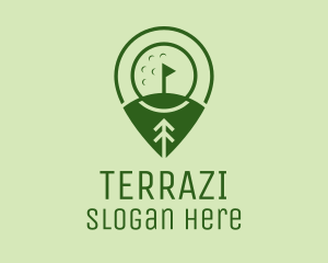 Golf Course Location  logo design