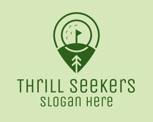 Golf Course Location  logo design