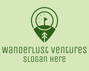 Golf Course Location  logo design