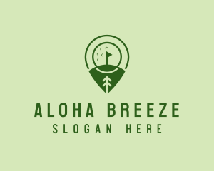 Golf Course Location  logo design