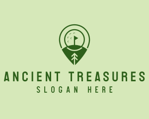 Golf Course Location  logo design