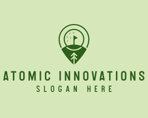 Golf Course Location  logo design