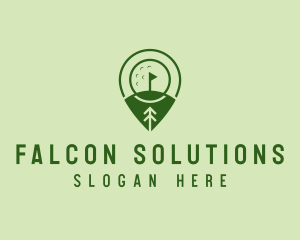 Golf Course Location  logo design