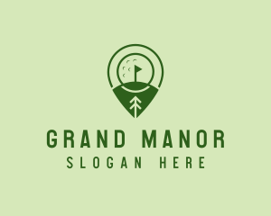 Golf Course Location  logo design