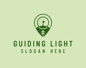 Golf Course Location  logo design