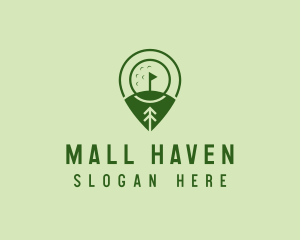 Golf Course Location  logo design