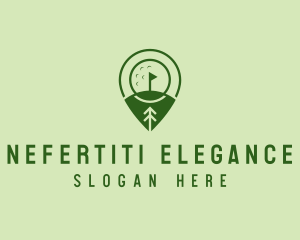 Golf Course Location  logo design