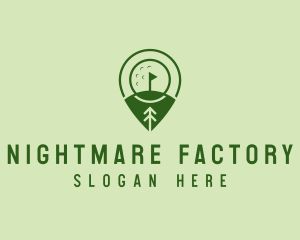 Golf Course Location  logo design