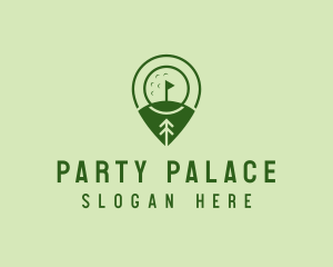 Golf Course Location  logo design