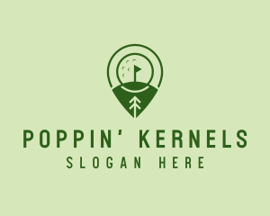 Golf Course Location  logo design