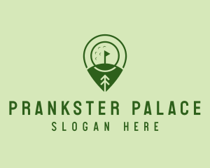 Golf Course Location  logo design