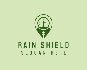 Golf Course Location  logo design