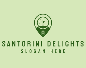 Golf Course Location  logo design