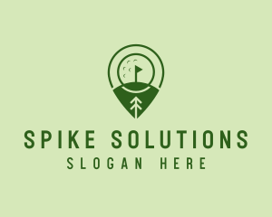 Golf Course Location  logo design