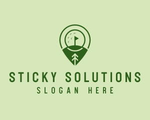 Golf Course Location  logo design