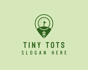 Golf Course Location  logo design