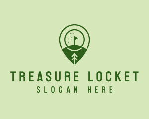 Golf Course Location  logo design