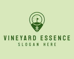 Golf Course Location  logo design