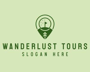 Golf Course Location  logo design