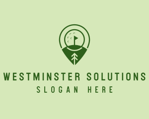 Golf Course Location  logo design