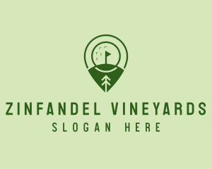 Golf Course Location  logo design