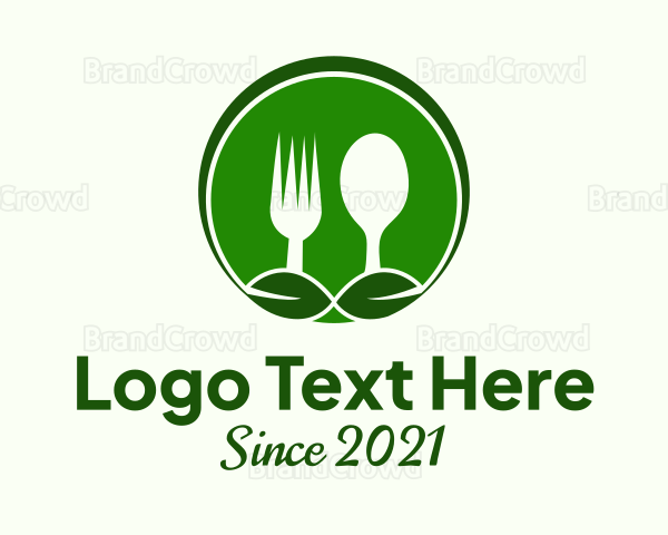 Spoon Fork Vegan Restaurant Logo