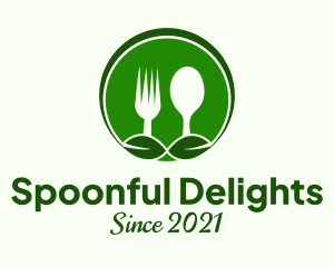 Spoon Fork Vegan Restaurant logo design