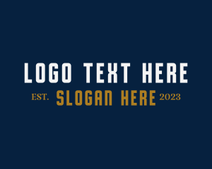 Wordmark - Generic Professional Business logo design