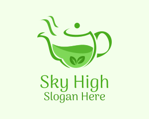 Organic Tea Kettle Logo