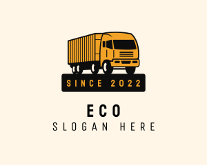 Haulage - Forwarding Logistic Truck logo design