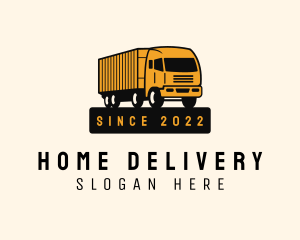 Forwarding Logistic Truck logo design